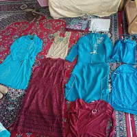 لباس مجلسی و مانتو وشال و کفش