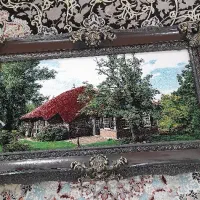 تابلو فرش منظره و مذهبی