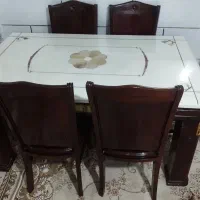 میز و صندلی ناهار خوری 6 نفره چوبی