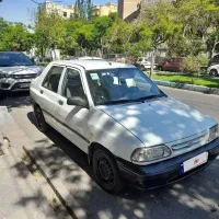 پراید سفید مدل ۹۶ دوگانه سوز بیرون