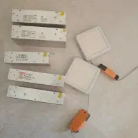 منبع تغذیه و چراغ LED