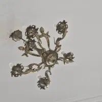 لوستر برنجی فرشته|لوستر و چراغ آویز|ری, شهادت|دیوار