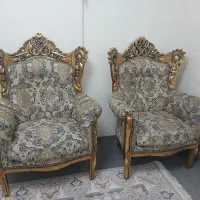 مبل استیل ۷نفره جنس چوب سالم سالم|مبلمان خانگی و میز عسلی|بهارستان, |دیوار