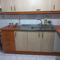 کابینت دست دوم همراه هود و سینک دوقلو