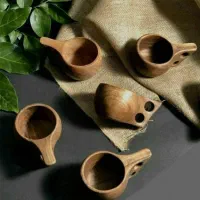 فنجان چوبی گردو|صنایع دستی و سایر لوازم تزئینی|قم, پردیسان|دیوار