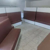 فروش مبل رستورانی و فست فود چرم بسیار تمیز و سالم|کافیشاپ و رستوران|بانه, |دیوار