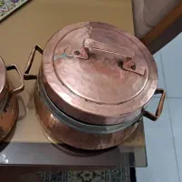 قابلمه  ارتفاع هر دو ۱۱ سانت  و دهانه ۱۹ و ۱۵