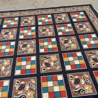 گلیم سرمه ای