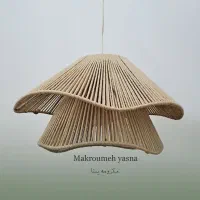 لوستر ، آباژور مکرومه