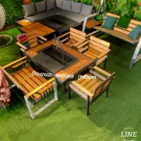 صندلی نیمکت چوبی فیورا ترموود