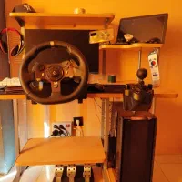 فرمان بازی لاجیتک با شیفتر و پدال Logitech