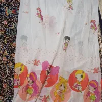 پرده ی اتاق دخترانه|پرده، رانر، رومیزی|میانه, |دیوار