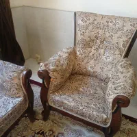 مبل سلطنتی|مبلمان خانگی و میز عسلی|کاشان, عربها|دیوار