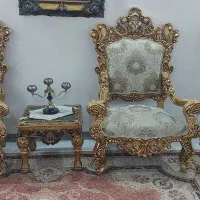 مبل سلطنتی ۹ نفره|مبلمان خانگی و میز عسلی|قائمشهر, |دیوار