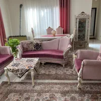 فروش ست کامل سرویس چوب|مبلمان خانگی و میز عسلی|هشتگرد, شهرک ریحانه|دیوار