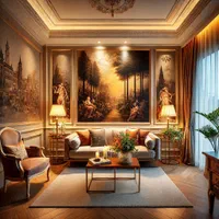 نقاشی ساختمان و هنری گچبری پتینه کاری،میکروسمنت|خدمات پیشه و مهارت|تهران, جنتآباد مرکزی|دیوار