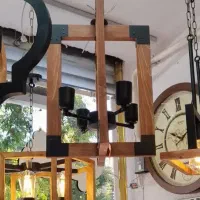 لوستر چوبی|لوستر و چراغ آویز|تبریز, |دیوار