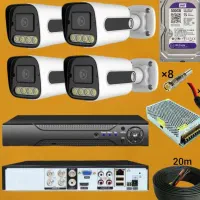 )صب دوربین مداربسته مدل پک اقتصادی ودزدگیر اماکن&٪