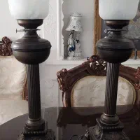 لوستر لاله عباسی آنتیک به همراه دیوارکوب|لوستر و چراغ آویز|تهران, نارمک|دیوار