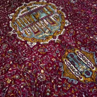 فرش۱۲متر ماشینی کارکرده|فرش|تبریز, |دیوار