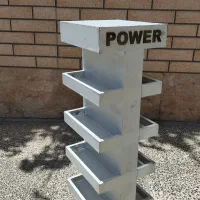 سه عدد قفسه|کتابخانه، شلف، قفسه‌های دیواری|لنجان, |دیوار