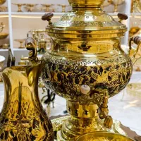 پخش انواع سماورهای ذغالی و گازی برنجی