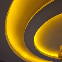 ریسه ی نور مخفی رنگ انبه ای