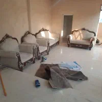 مبل۷نفره باکفی سفت ومحکم واقع درجاده چی چست|مبلمان خانگی و میز عسلی|سیلوانه, |دیوار