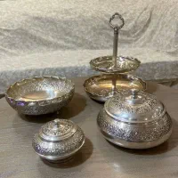 سرویس پذیرایی مسی با روکش نقره