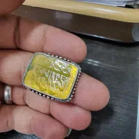 انگشتر نقره خطی