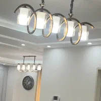 لوستر کاملا در حد نو استفاده نشده سه عدد لوستر