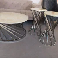 میز وسط و عسلی پایه استیل ضد زنگ