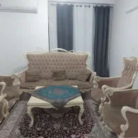 مبل ۷ نفره طرح کلاسیک با سه تا جلو مبلی