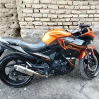 مگلی نارنجی استسنایی|موتورسیکلت|تربتحیدریه, سرمحله|دیوار