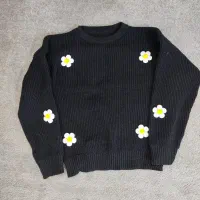 بافت دانه درشت گل بابونه ای وگیلاسی