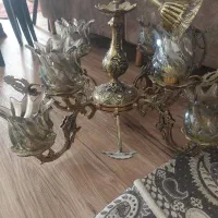 لوستر برنز درحد نو فروش زیر قیمت بخاطر مهاجرت|لوستر و چراغ آویز|ملایر, |دیوار