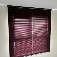 پرده چوبی کرکره ای دو عدد با یک سایز