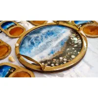 سینی و اردوخوری از جنس رزین|ظروف سرو و پذیرایی|تهران, دولاب|دیوار