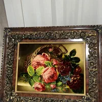 تابلو فرش دستبافت چله ابریشم|تابلو فرش|رشت, یخسازی|دیوار