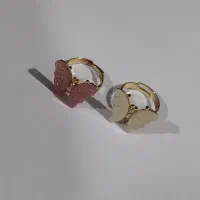 انگشتر طرح پروانه