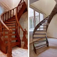 نصب حرفهای پله چوبی و نرده در سراسر کشور|مصالح و تجهیزات ساختمان|اسلامشهر, شهرک امام حسین (میان آباد)|دیوار