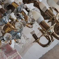 دوعدد لوستر 9 و 12 شاخه
