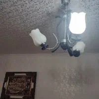 دوعدد لوستر سه شاخه|لوستر و چراغ آویز|اهواز, کوروش|دیوار