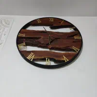 ساعت دیواری چوبی