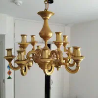 لوستر سقفی دوعدد|لوستر و چراغ آویز|پرند, فاز ۳|دیوار