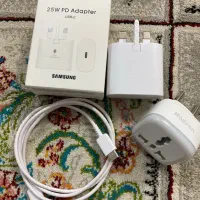 شارژر ۲۵واتی اصلی اورجینال به همراه کابل سامسونگ