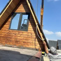 اجرای کلبه چوبی سویسی|خدمات پیشه و مهارت|گرگان, |دیوار