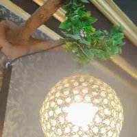 ۳عدد لوستر کریستال ب همراه چوب آویز|لوستر و چراغ آویز|اهواز, باغ شیخ|دیوار