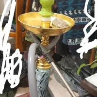 قلیان برنجی با مخلفات