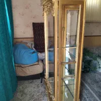 ویترین اینه دار طلایی شیک|بوفه، ویترین، کنسول|اصفهان, مولوی|دیوار